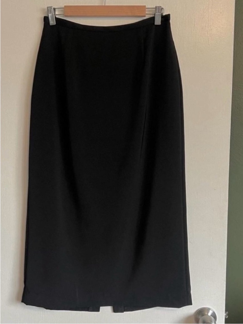 Vintage Votre Nom black long midi skirt Size 40 (us size 8)